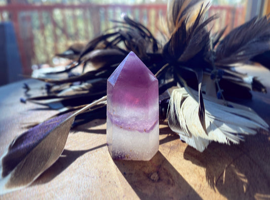 Purple Fluorite Tower